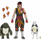 NECA Teenage Mutant Ninja Turtles Casey Marie with Baby Odyn & Uno (The Last Ronin- The Lost Years)