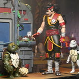 NECA Teenage Mutant Ninja Turtles Casey Marie with Baby Odyn & Uno (The Last Ronin- The Lost Years)