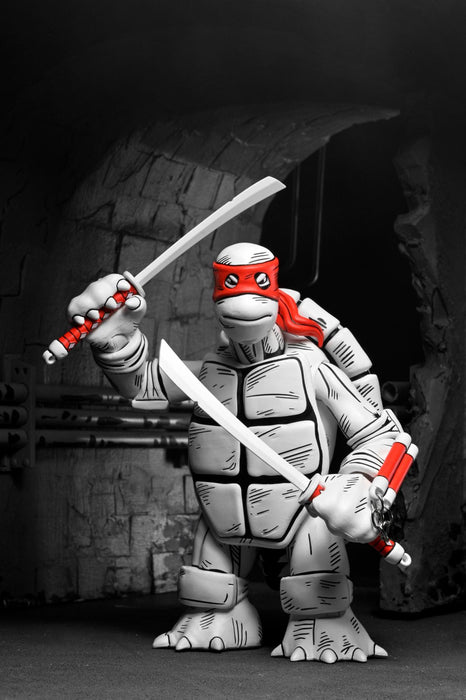 NECA Teenage Mutant Ninja Turtles Black & White Fist Turtles 2-Pack (Mirage Comics)