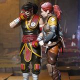 NECA Teenage Mutant Ninja Turtles Casey Marie with Baby Odyn & Uno (The Last Ronin- The Lost Years)