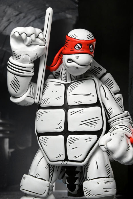 NECA Teenage Mutant Ninja Turtles Black & White Fist Turtles 2-Pack (Mirage Comics)