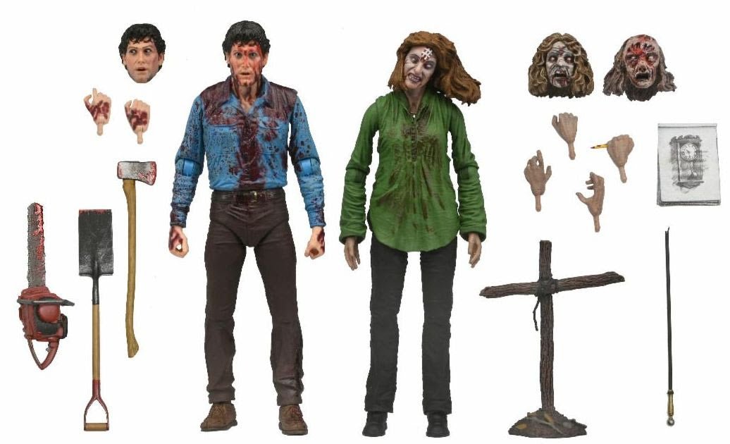 NECA Evil Dead Ultimate Bloody Ash & Cheryl Williams 2-Pack