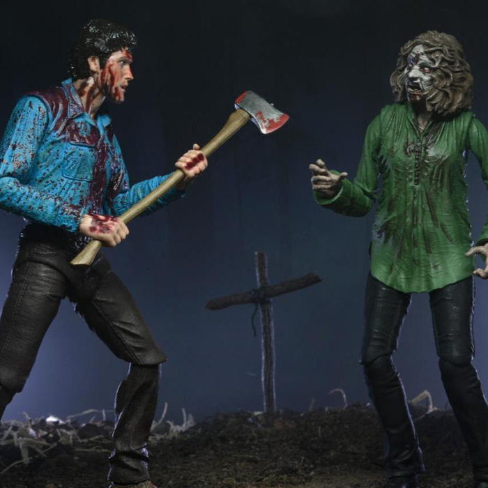 NECA Evil Dead Ultimate Bloody Ash & Cheryl Williams 2-Pack