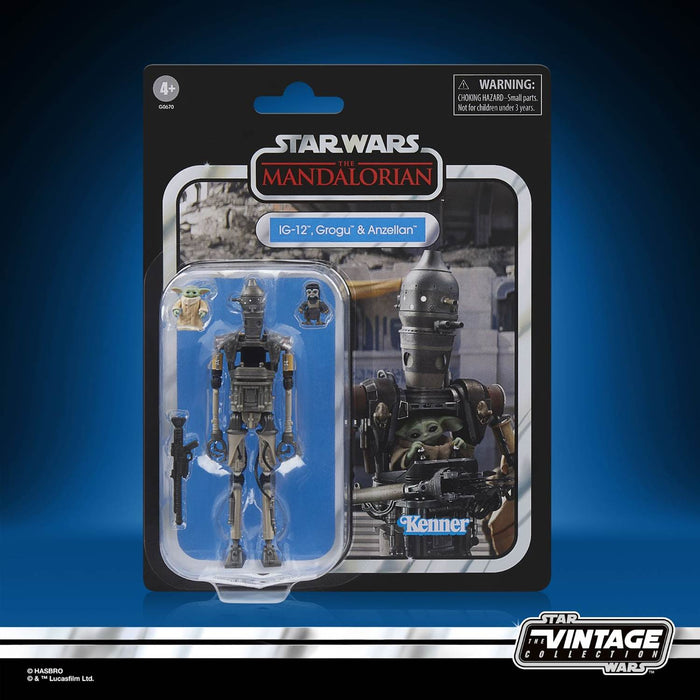 Star Wars Vintage Collection IG-12, Grogu & Anzellan 3-Pack