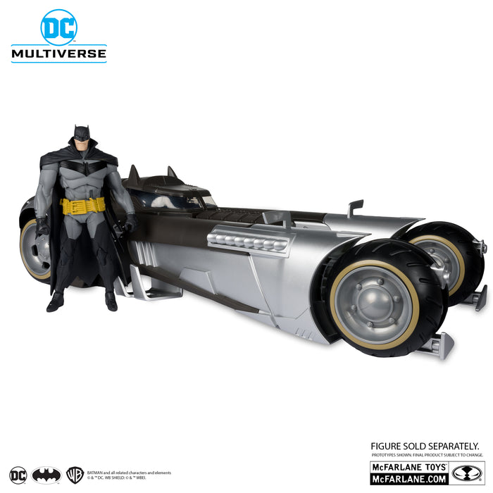 DC Multiverse Exclusive Gold Label Batmobile (Batman White Knight)