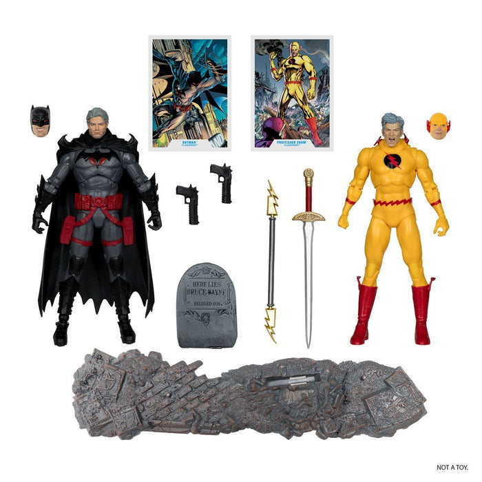 DC Multiverse Flashpoint Batman vs Professor Zoom 2-Pack