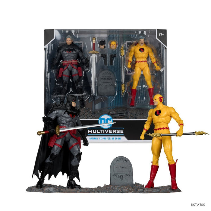 DC Multiverse Flashpoint Batman vs Professor Zoom 2-Pack