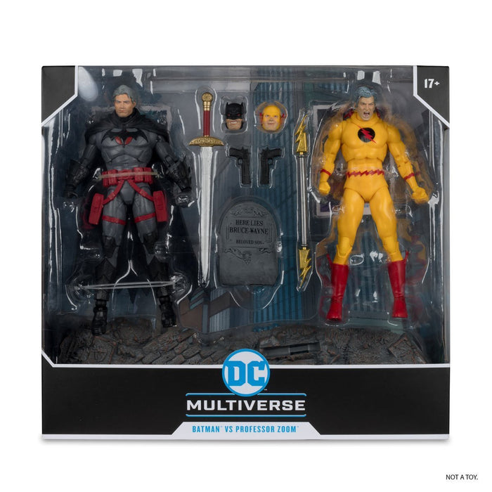 DC Multiverse Flashpoint Batman vs Professor Zoom 2-Pack