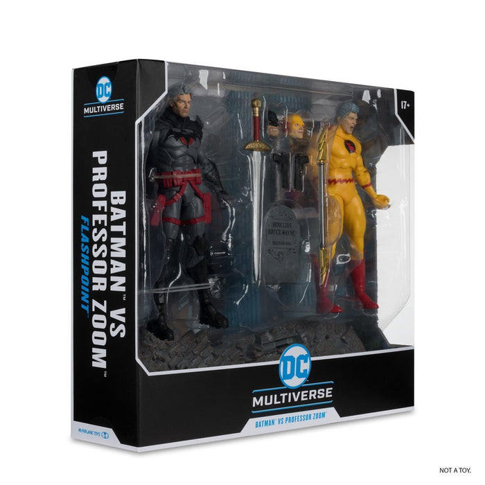 DC Multiverse Flashpoint Batman vs Professor Zoom 2-Pack