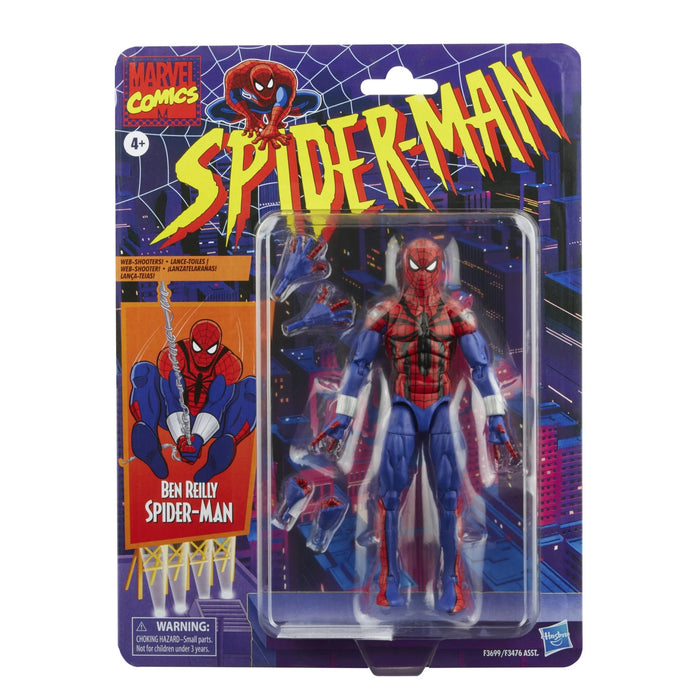 Marvel Legends Spider-Man Retro Collection Ben Reilly Scarlett Spider-Man