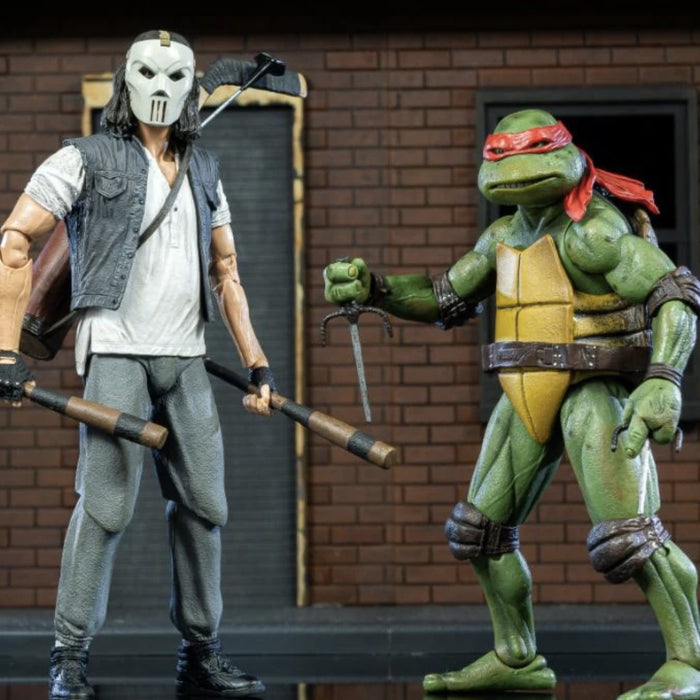 NECA Teenage Mutant Ninja Turtles Casey Jones & Raphael in Disguise