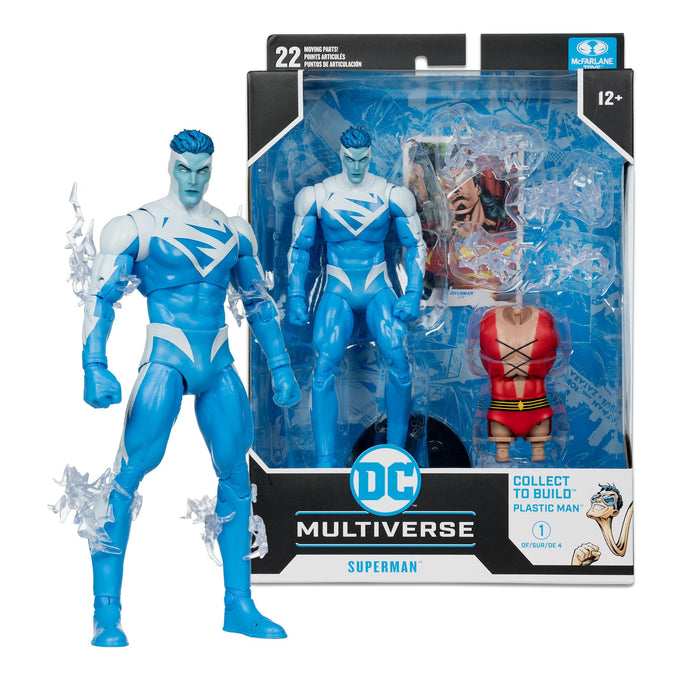 DC Multiverse JLA Superman (Plastic Man BAF)