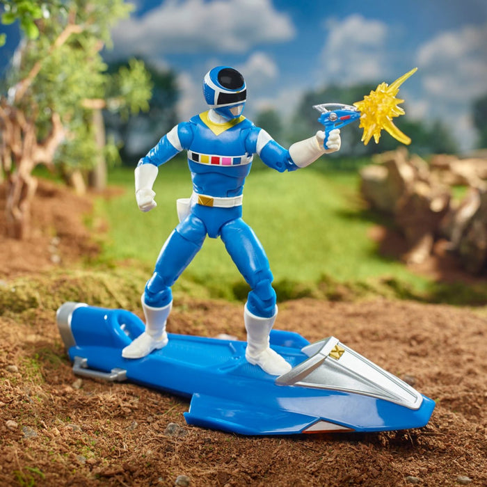 Power Rangers Lightning Collection Deluxe Blue Ranger & Galaxy Glider