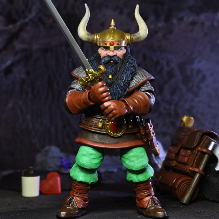 NECA Dungeons & Dragons Ultimate Elkhorn the Good Dwarf Fighter