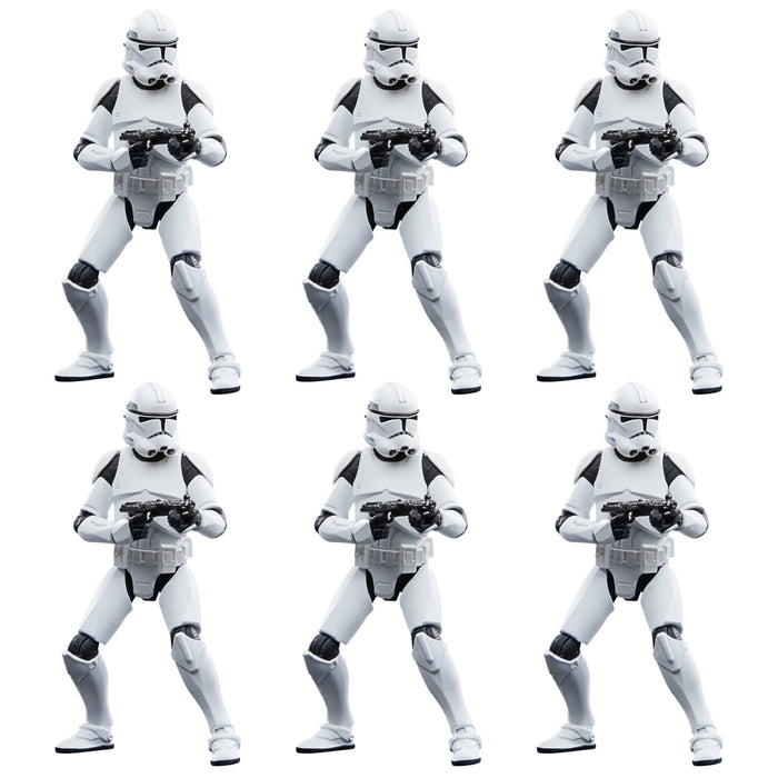 Star Wars The Vintage Collection Clone Trooper (Phase 2 Armor) ARMY BUILDER SET OF 6
