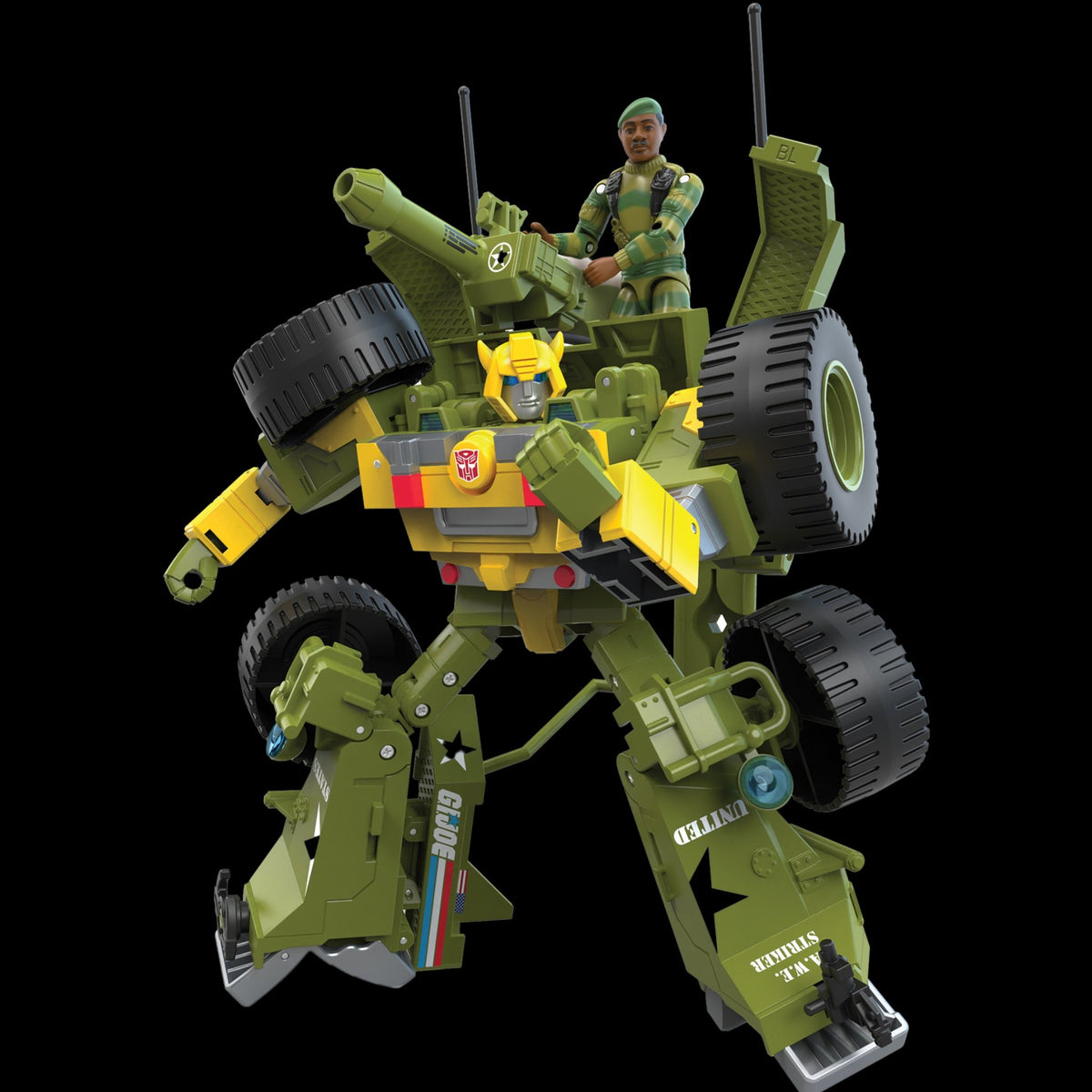 Transformers Collaborative G.I. Joe Mash-Up: Bumblebee A.W.E. Striker and  Lonzo “Stalker” Wilkinson