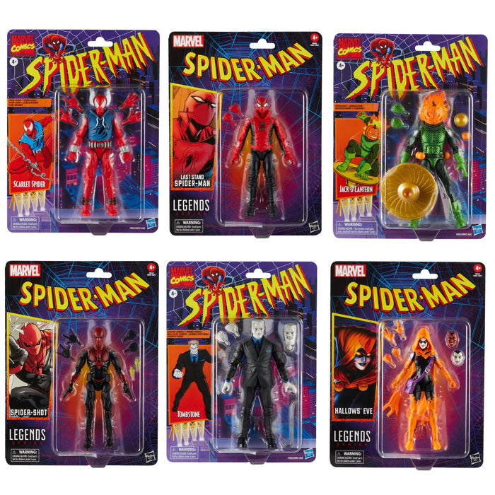  Marvel Legends Series Spider-Shot, Spider-Man Comics  Collectible 6-Inch Action Figure : Toys & Games