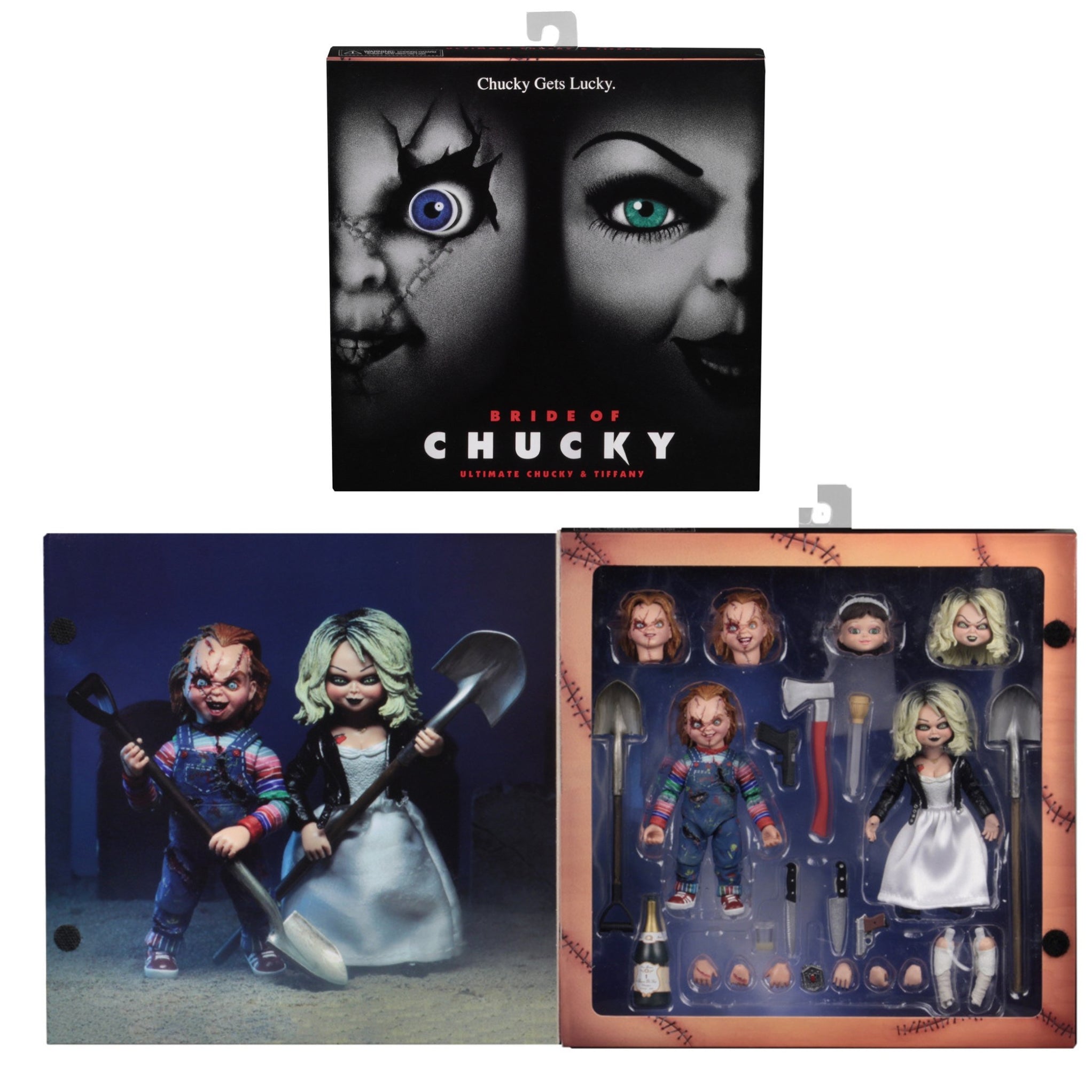 NECA Ultimate Chucky & Tiffany 2-Pack (7