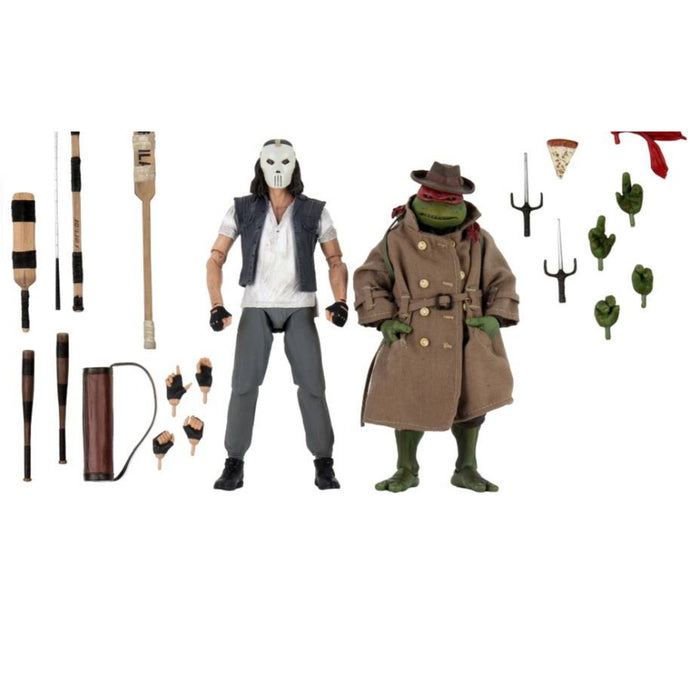 NECA Teenage Mutant Ninja Turtles Casey Jones & Raphael in Disguise