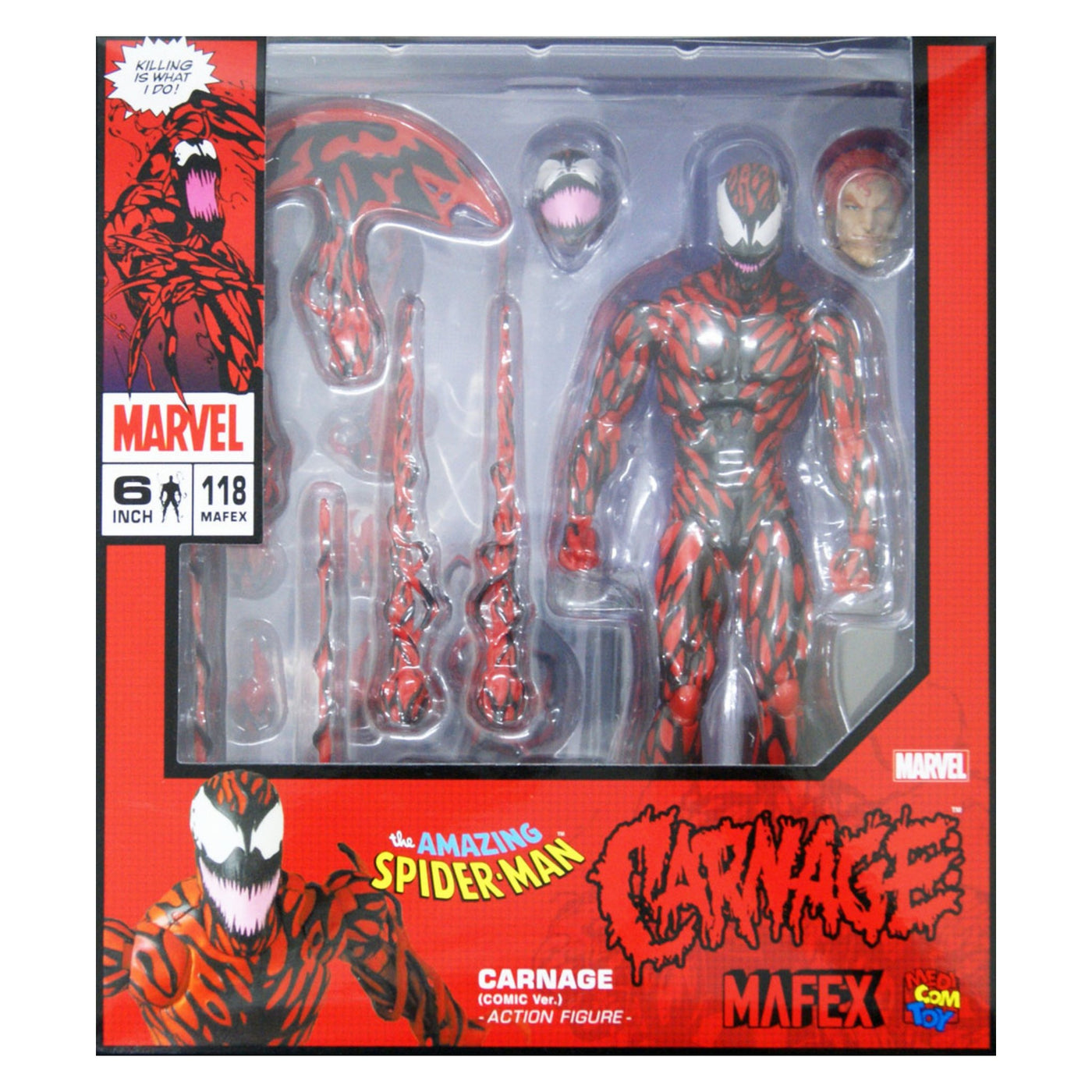 Marvel MAFEX #118 Carnage (Comic's Version) — Nerdzoic Toy Store