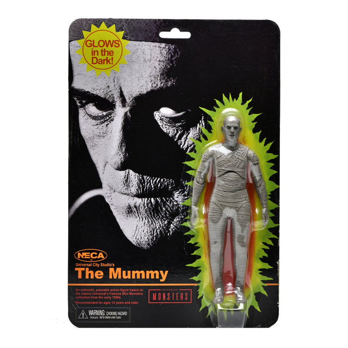 NECA Universal Monsters Retro Glow-In-The-Dark The Mummy (Remco Tribute)
