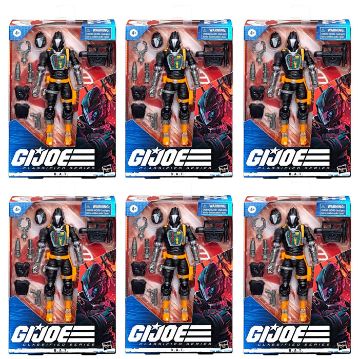 G.I. Joe Classified Cobra B.A.T. ARMY BUILDER SET OF 6