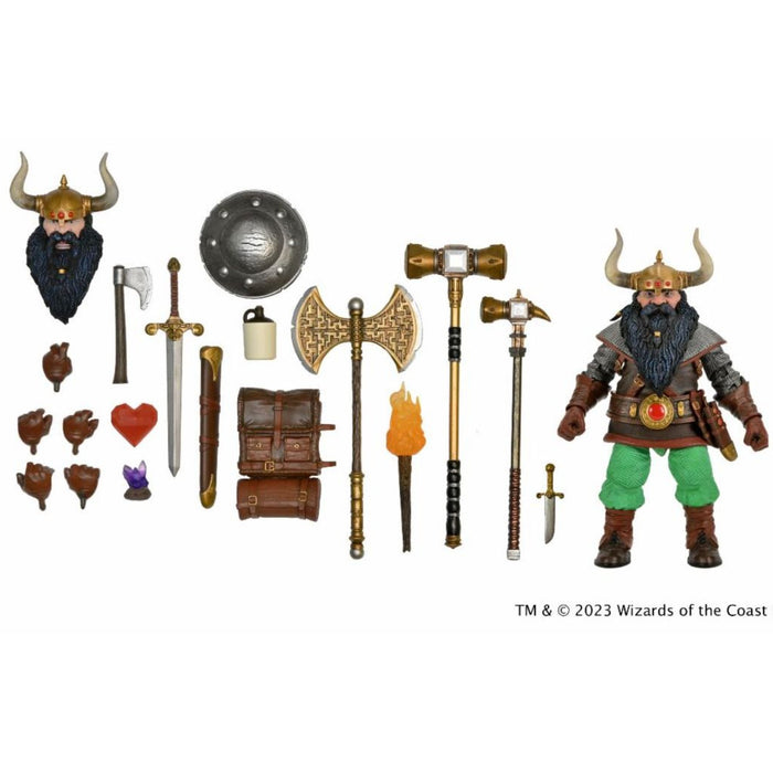 NECA Dungeons & Dragons Ultimate Elkhorn the Good Dwarf Fighter
