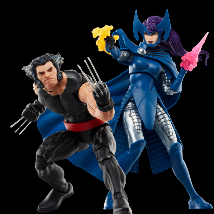 Marvel Legends Wolverine 50th Anniversary Wolverine and Psylocke 2-Pack