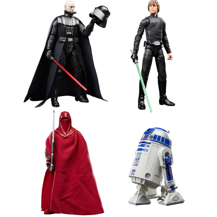 Star Wars Black Series Return of the Jedi 40th Anniversary Collection SET OF 4 (Wave 3)