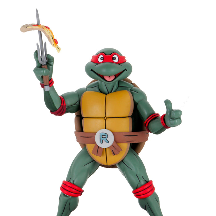 NECA TMNT Teenage Mutant Ninja Turtles Cartoon Giant Size Leonardo 1/4  Scale Action Figure (green)