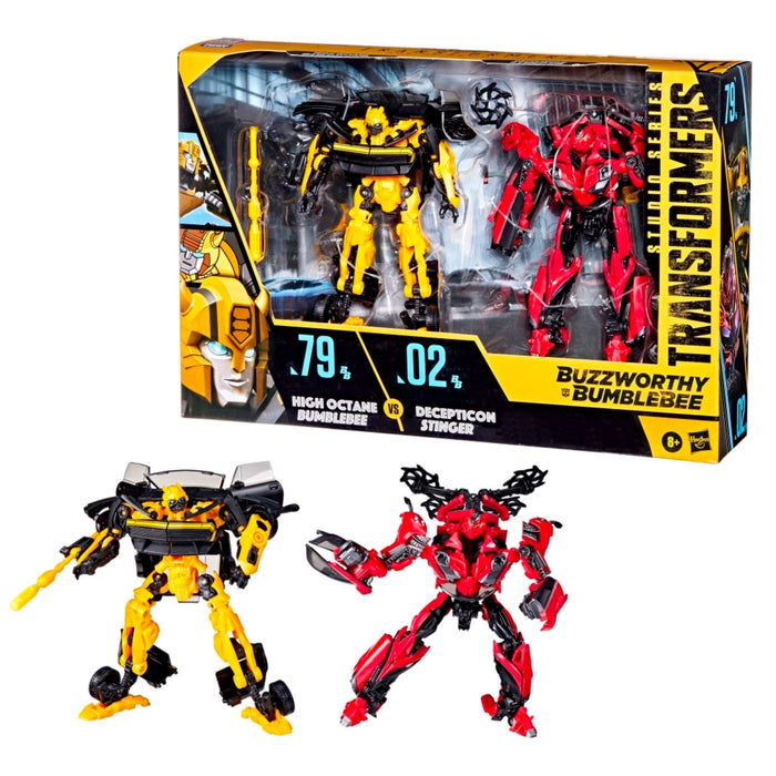 Transformers Buzzworthy Bumblebee Studio Series Deluxe Clunker Bumblebee & Barricade 2-Pack