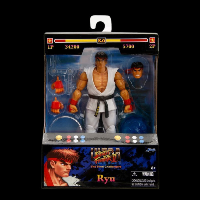 Jada Toys Street Fighter II 6 Ryu Action Figure, Toys for Kids and Adults  : : Toys & Games