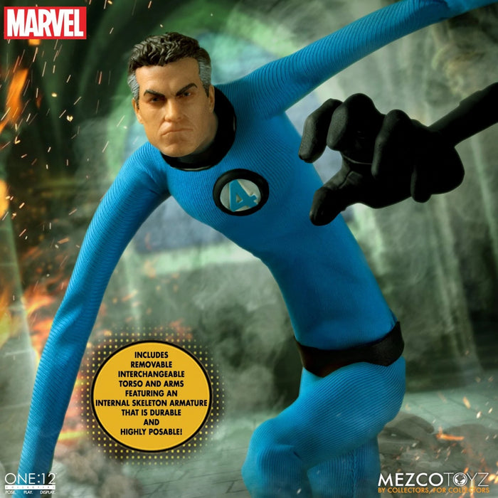 Fantastic Four Mezco One:12 Collective Deluxe Steel Boxed Set