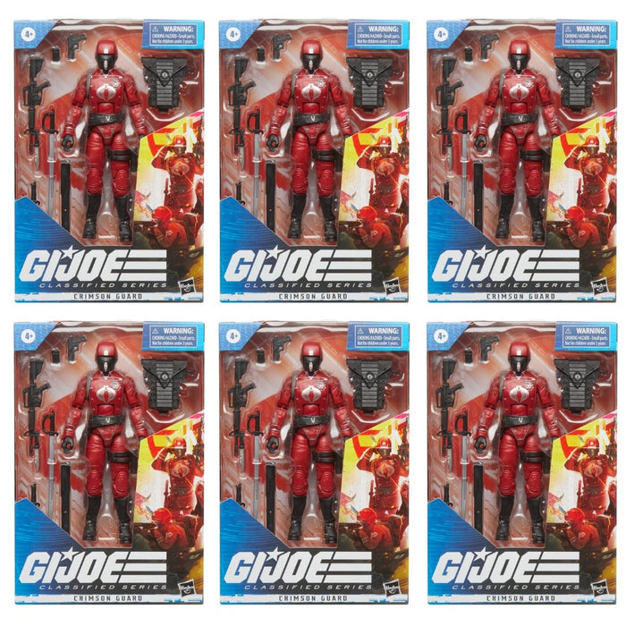 G.I. Joe Classified Crimson Guard ARMY BUILDER SET OF 6