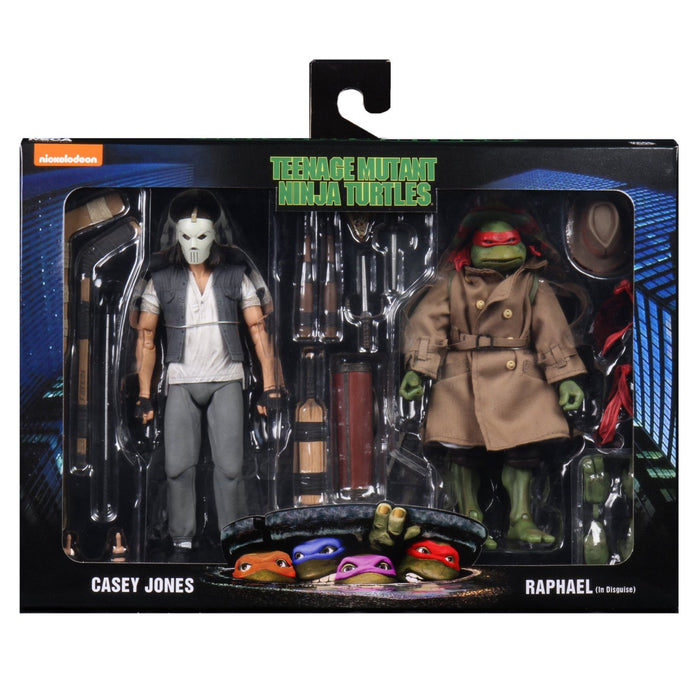 NECA Teenage Mutant Ninja Turtles Casey Jones & Raphael in Disguise