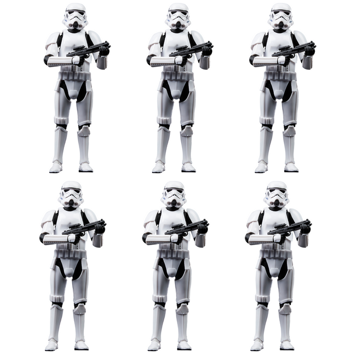 Star Wars Black Series Return of the Jedi 40th Anniversary Collection Stormtrooper ARMY BUILDER SET OF 6