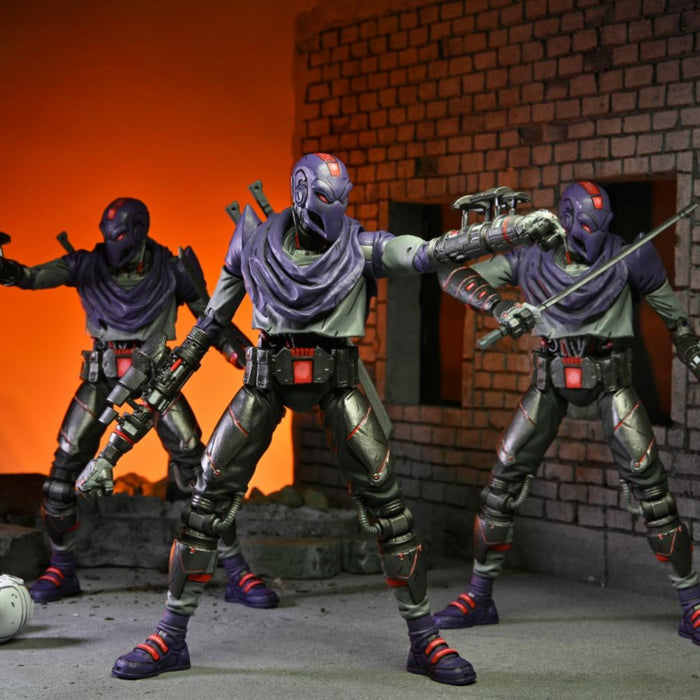 NECA Teenage Mutant Ninja Turtles Last Ronin Foot Bot ARMY BUILDER SET OF 6