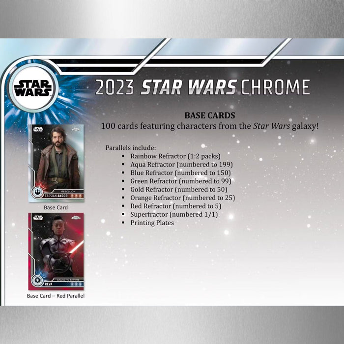Star Wars 2023 Topps Chrome Hobby Box