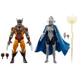 Marvel Legends Wolverine 50th Anniversary Brood Wolverine and Lilandra Neramani 2-Pack