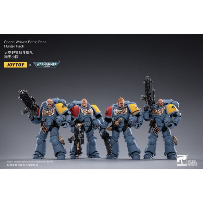 Warhammer 40k Space Wolves Battle Hunter Pack Box of 4 (1/18 Scale F