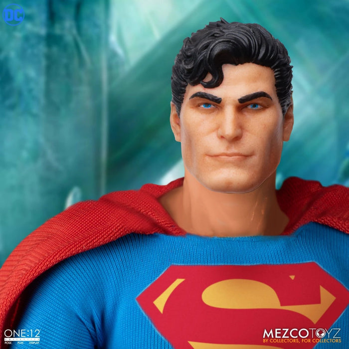 Mezco Superman next to a Vtoys body. I think the Vtoys looks more
