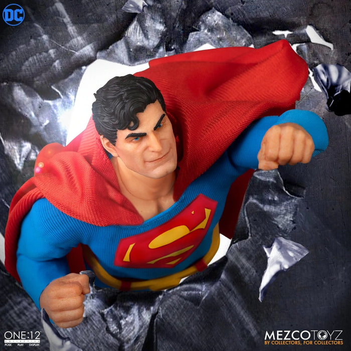 Mezco Superman next to a Vtoys body. I think the Vtoys looks more