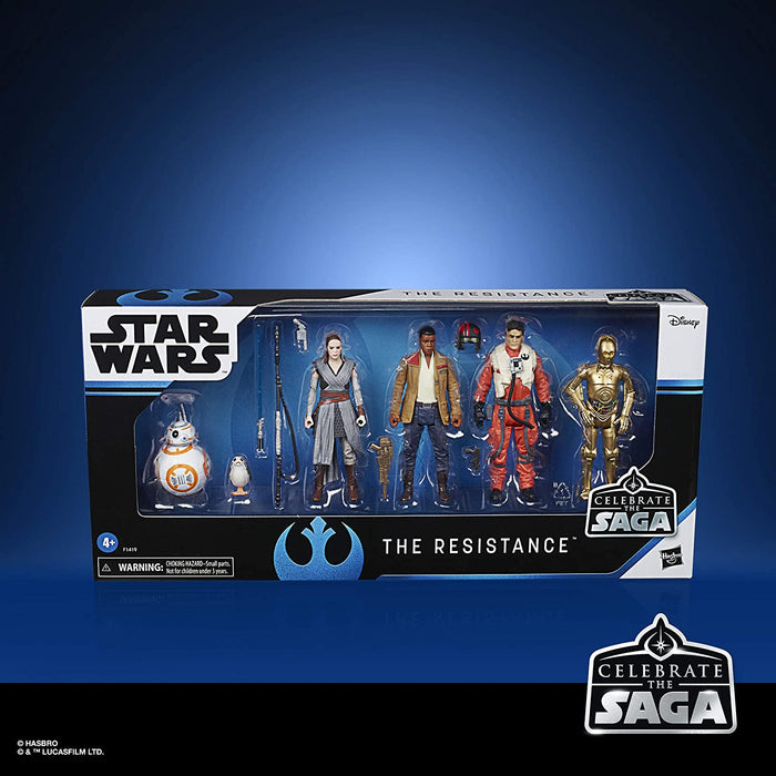Star Wars "Celebrate the Saga" Resistance 6-Pack Set (3.75-Inch-Scale/5 POA)
