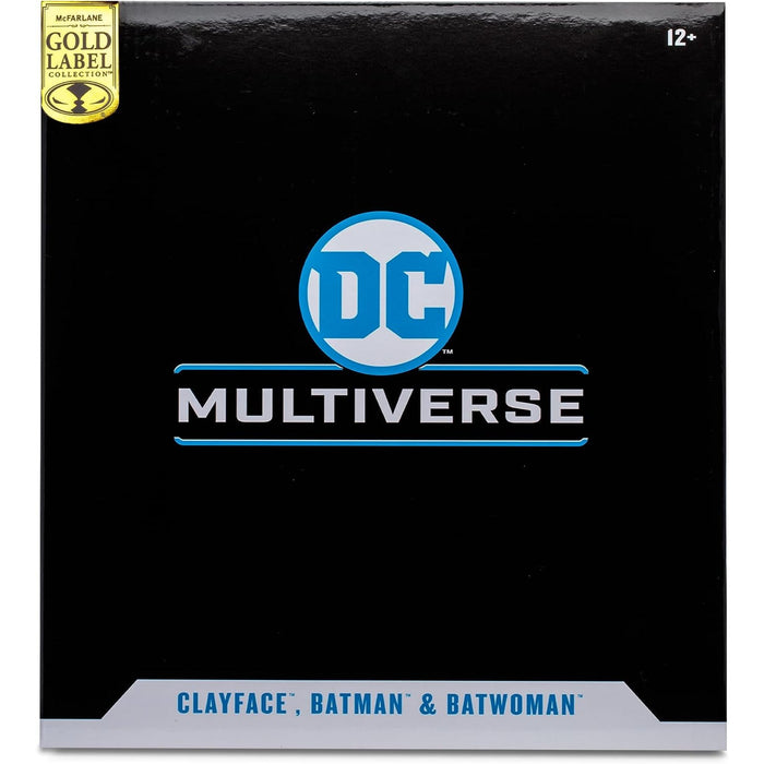 DC Multiverse Exclusive Gold Label Clay Face, Batman, & Batwoman 3-Pack (Rebirth)