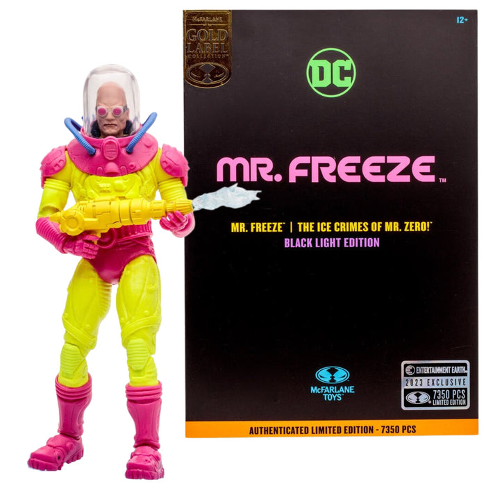 DC Multiverse Exclusive Gold Label Mr. Freeze (Black Light Edition)