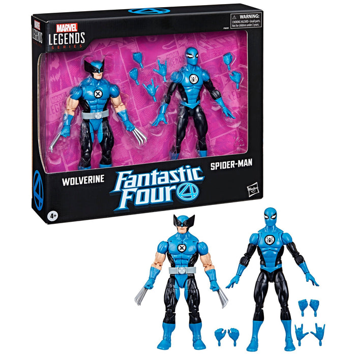 Marvel Legends Fantastic Four Wolverine & Spider-Man 2-Pack