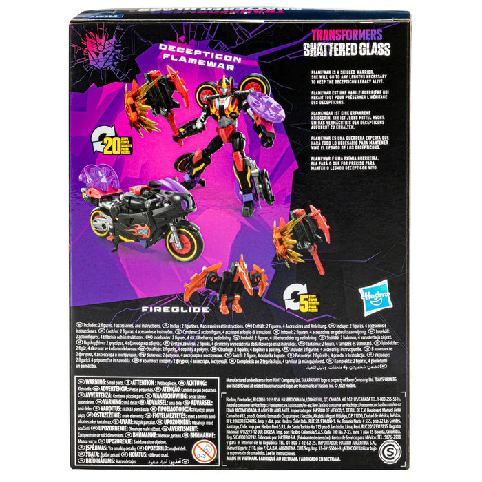 Transformers Generations Shattered Glass Collection Deluxe Class Flamewear