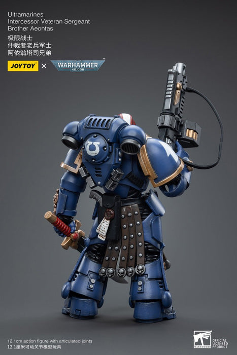 Warhammer 40k Ultramarines Intercessor Veteran Sergeant Brother Aeontas (1/18 Scale)