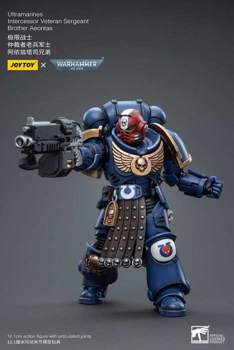 Warhammer 40k Ultramarines Intercessor Veteran Sergeant Brother Aeontas (1/18 Scale)