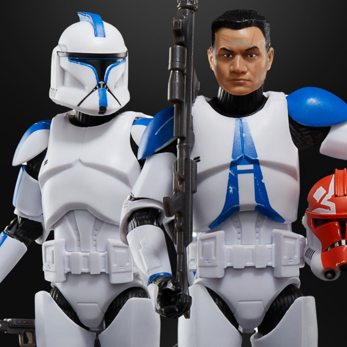 Hasbro Star Wars Black Series Target Exclusive Phase 1 Clone Lieutenant and  332nd Ahsoka Clone Trooper 2 Pack